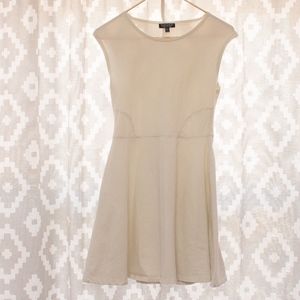 Top Shop cream color skater dress